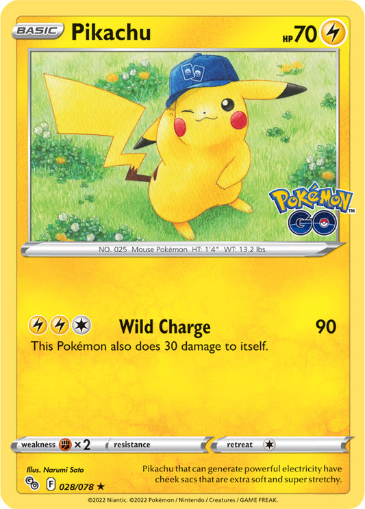 Pokémon GO - 028/078 - Pikachu (Holo)