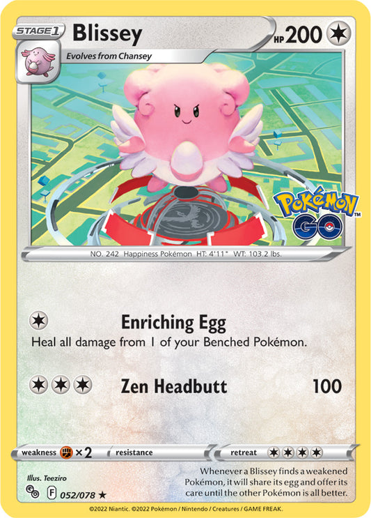 Pokémon GO - 052/078 - Blissey (Holo)
