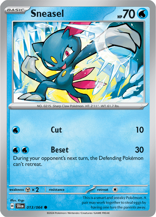 Shrouded Fable - 013/064 - Sneasel