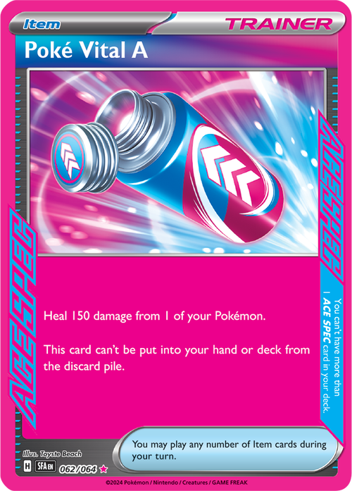 Shrouded Fable - 062/064 - Poké Vital A (Ace Spec)