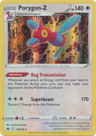 Chilling Reign - 118/198 - Porygon-Z (Holo)