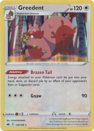 Chilling Reign - 128/198 - Greedent (Holo)