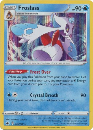 Chilling Reign - 036/198 - Froslass (Holo)