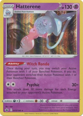 Chilling Reign - 073/198 - Hatterene (Holo)
