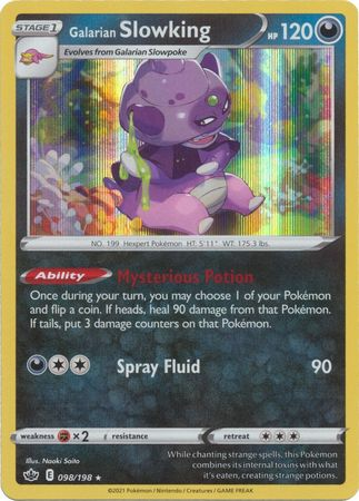 Chilling Reign - 098/198 - Galarian Slowking (Holo)