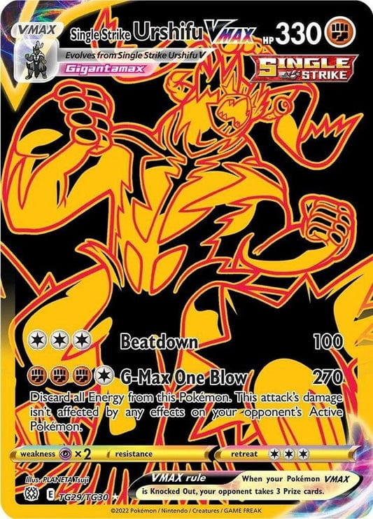 Brilliant Stars - TG29/TG30 - Single Strike Urshifu VMAX (złota)