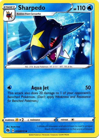 Champion's Path - 012/073 - Sharpedo