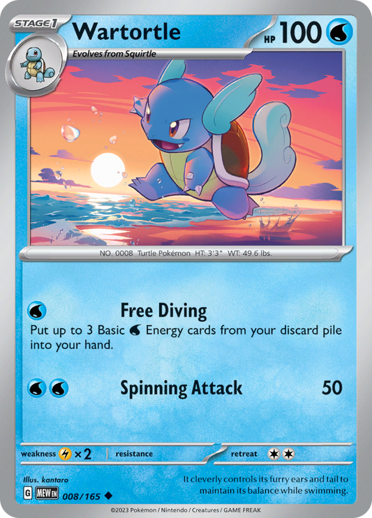 151 - 008/165 - Wartortle