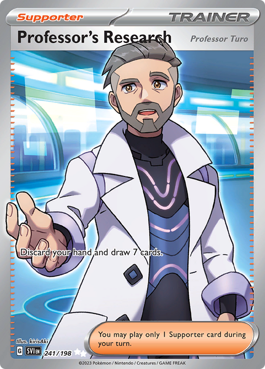 Scarlet & Violet - 241/198 - Professor's Research (Professor Turo)