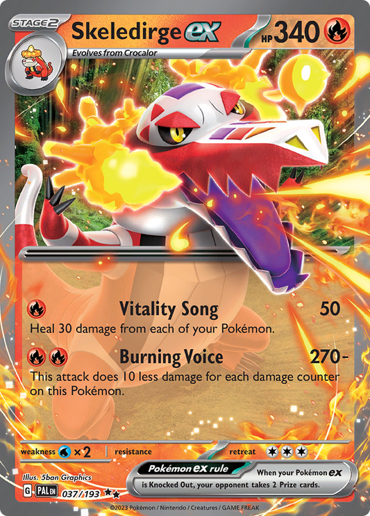 Paldea Evolved - 037/193 - Skeledirge ex