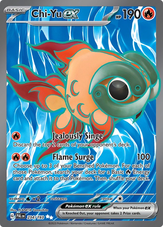 Paldea Evolved - 234/193 - Chi-Yu ex
