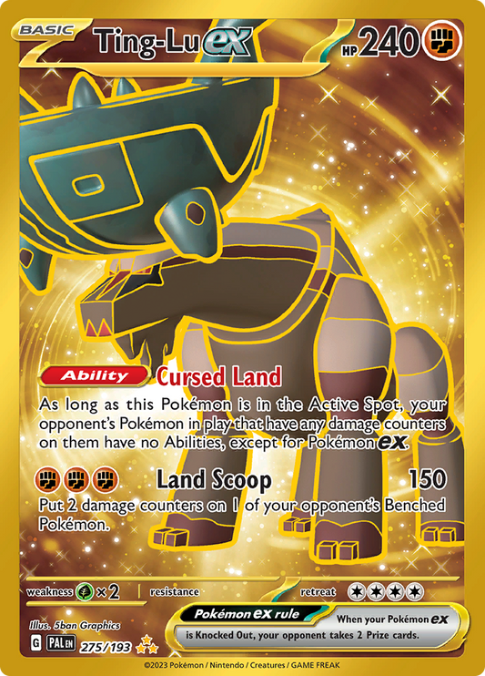 Paldea Evolved - 275/193 - Ting-Lu ex (złota)