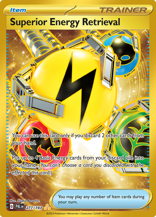 Paldea Evolved - 277/193 - Superior Energy Retrieval (złota)