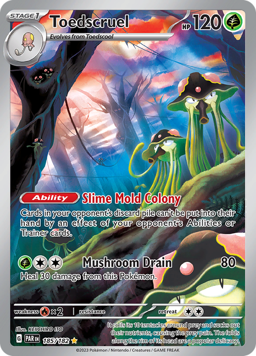 Karta Pokémon -Paradox Rift - 185/182 - Toedscruel