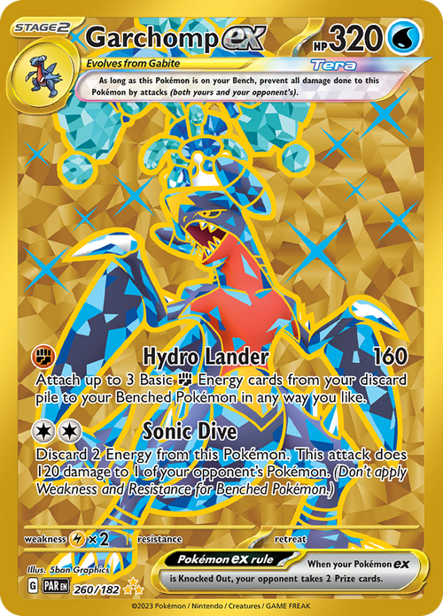 Paradox Rift - 260/182 - Garchomp ex (złota)
