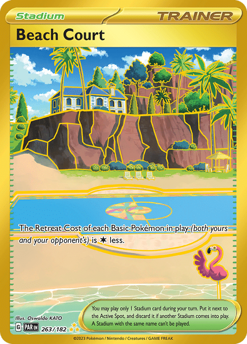 Paradox Rift - 263/182 - Beach Court (złota)