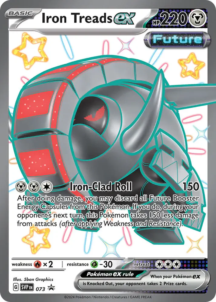 Black Star Promos - SVP073 - Iron Treads ex
