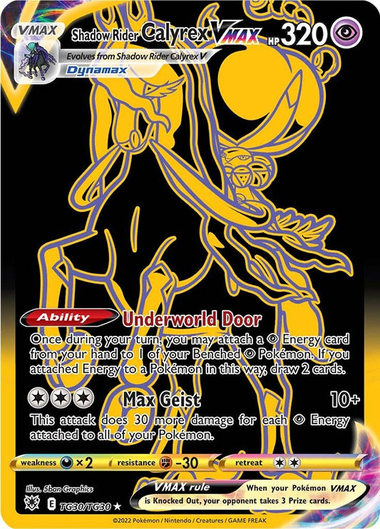 Astral Radiance - TG30/TG30 - Shadow Rider Calyrex VMAX (złota)