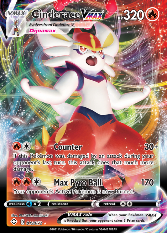 Shining Fates - 019/072 - Cinderace VMAX