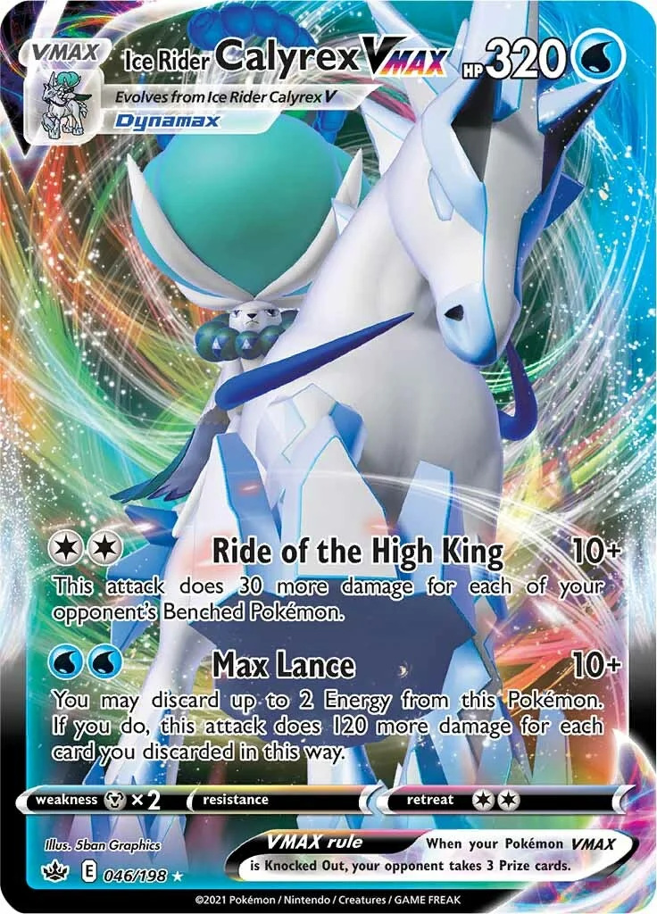 Chilling Reign - 046/198 - Ice Rider Calyrex VMAX
