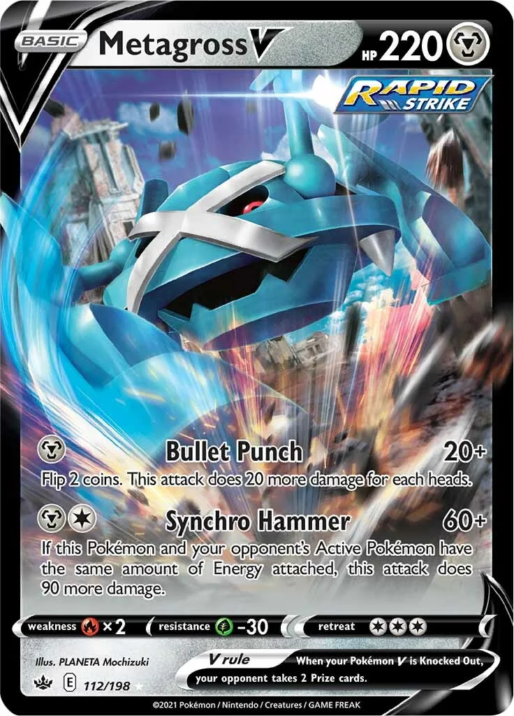 Chilling Reign - 112/198 - Metagross V