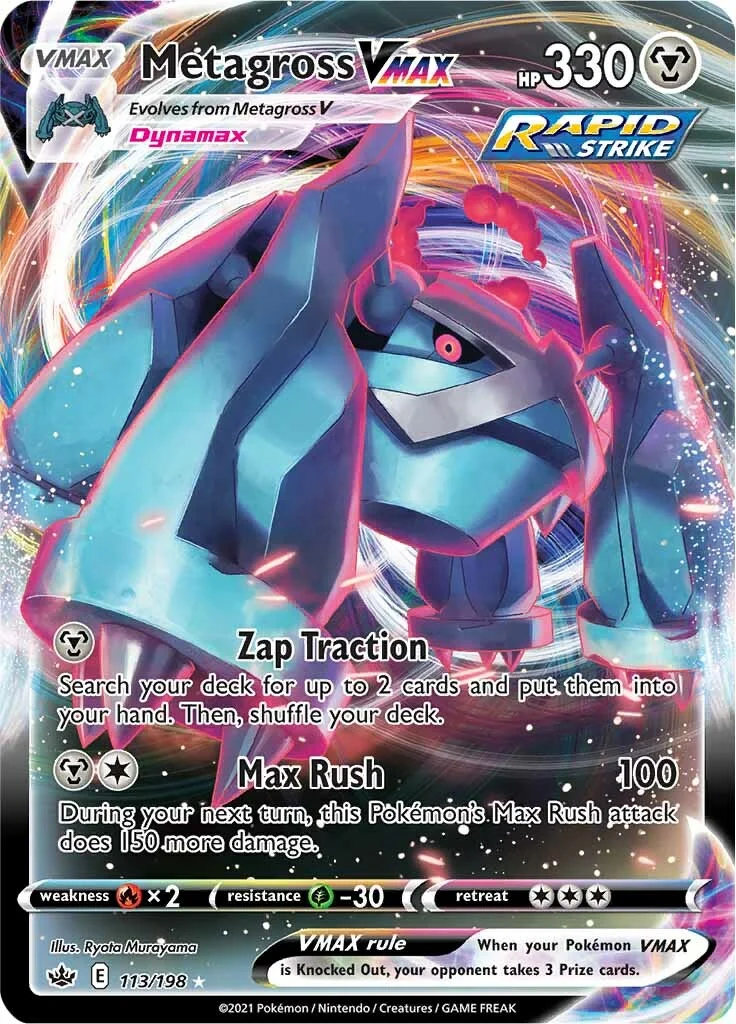 Chilling Reign - 113/198 - Metagross VMAX