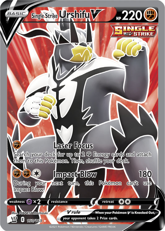 Karta Pokémon - Battle Styles - 150/163 - Single Strike Urshifu V