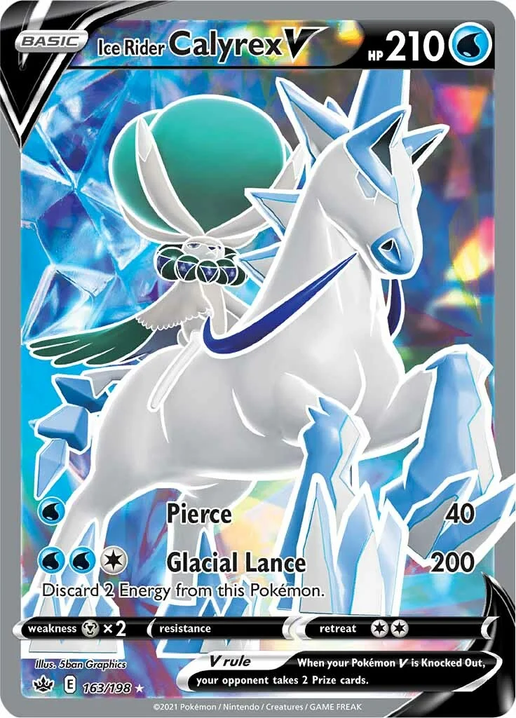 Chilling Reign - 163/198 - Ice Rider Calyrex V