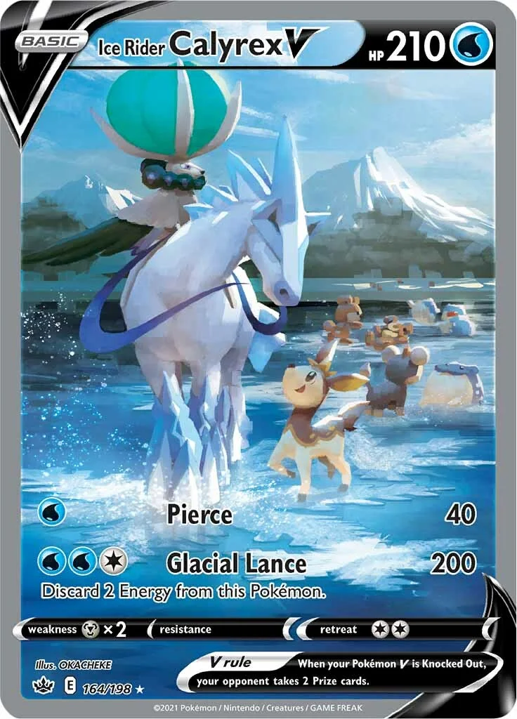 Chilling Reign - 164/198 - Ice Rider Calyrex V