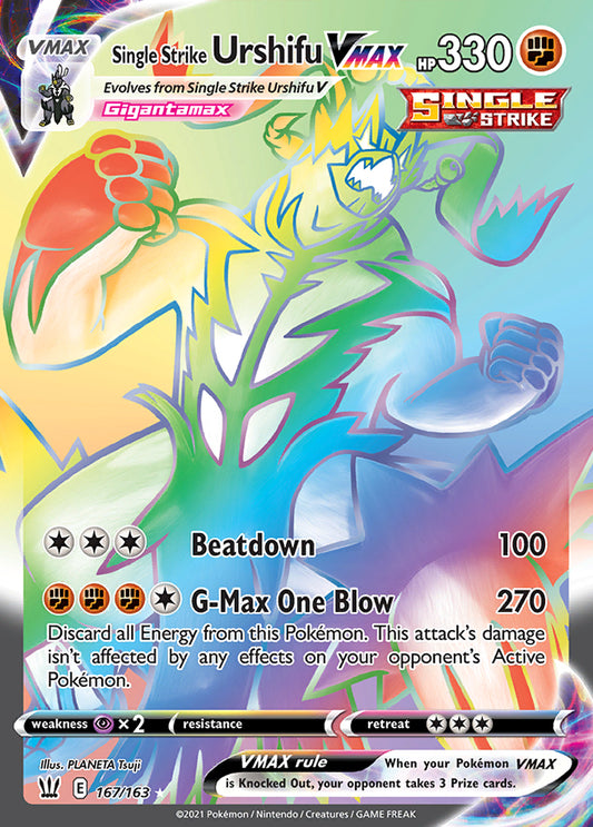 Battle Styles - 167/163 - Single Strike Urshifu VMAX