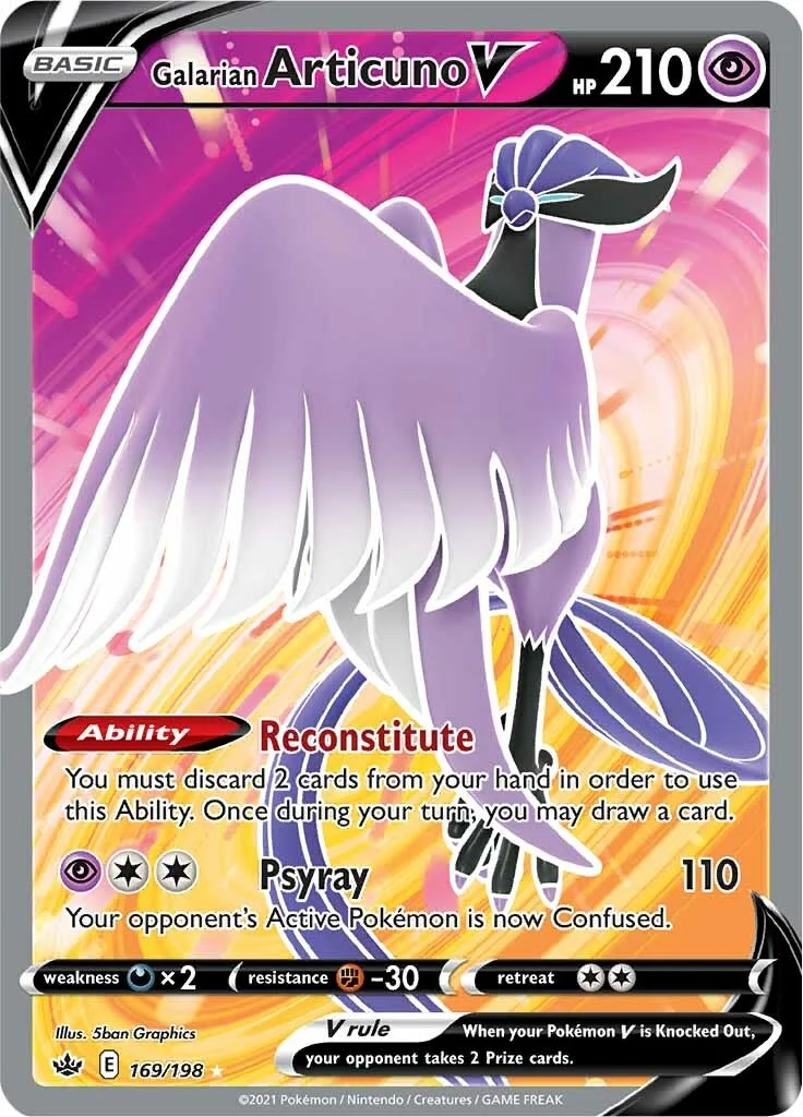 Chilling Reign - 169/198 - Galarian Articuno V
