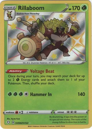 Shining Fates - SV006/SV122 - Rillaboom