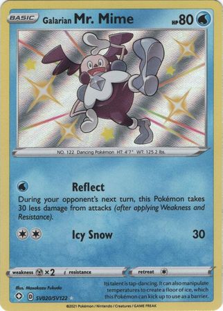 Shining Fates - SV020/SV122 - Galarian Mr. Mime