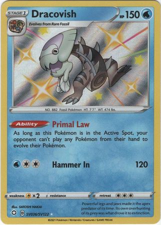 Karta Pokémon - Shining Fates - SV036/SV122 - Dracovish