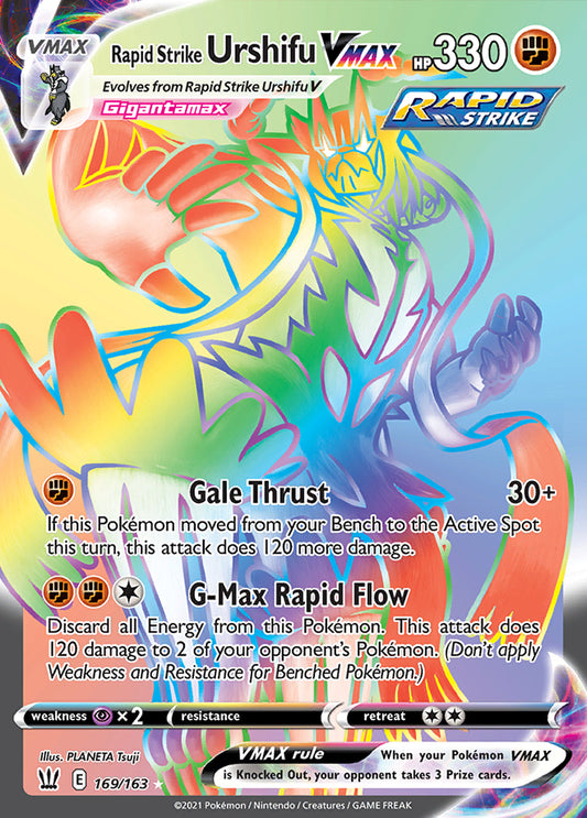 Battle Styles - 169/163 - Rapid Strike Urshifu VMAX