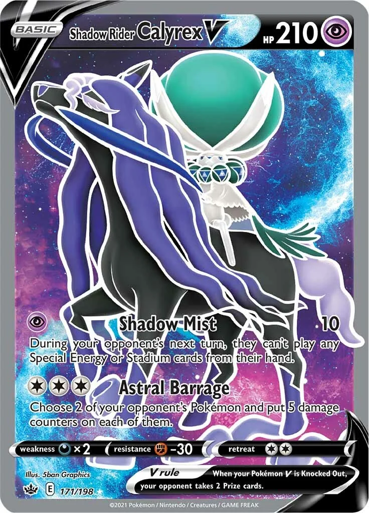 Chilling Reign - 171/198 - Shadow Rider Calyrex V