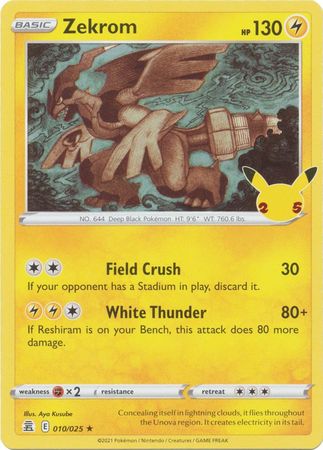 Celebrations - 010/025 - Zekrom (Holo)