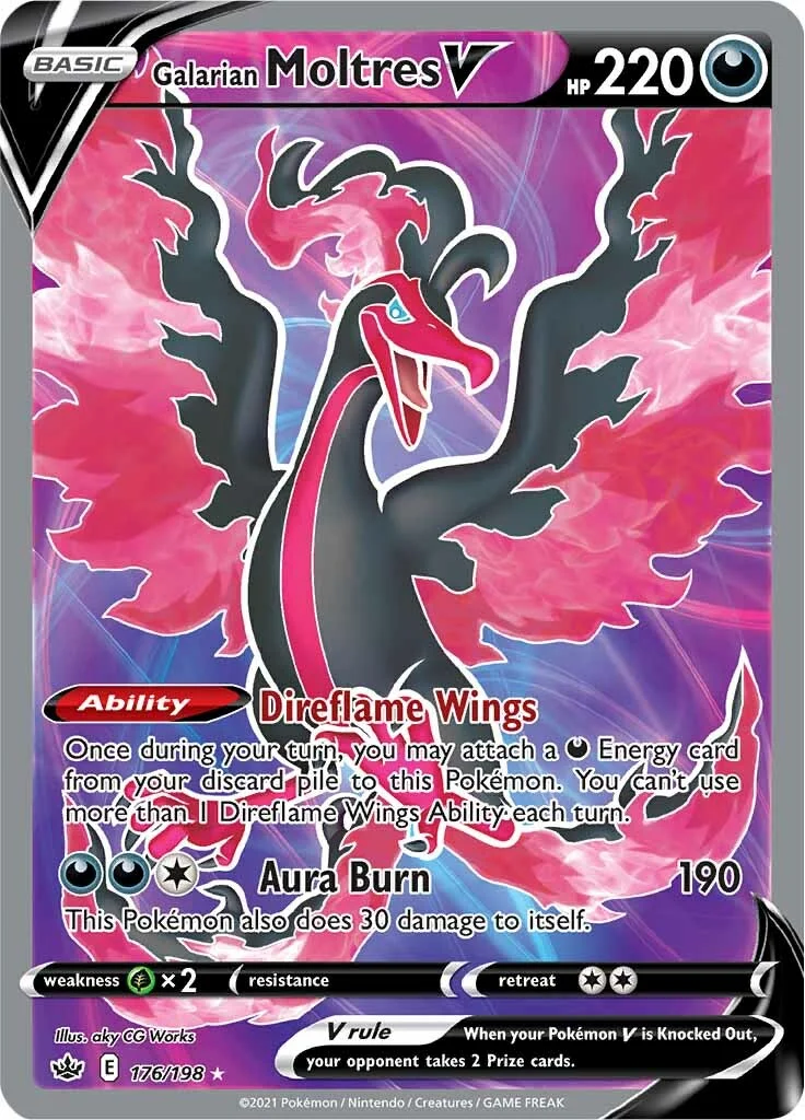 Chilling Reign - 176/198 - Galarian Moltres V