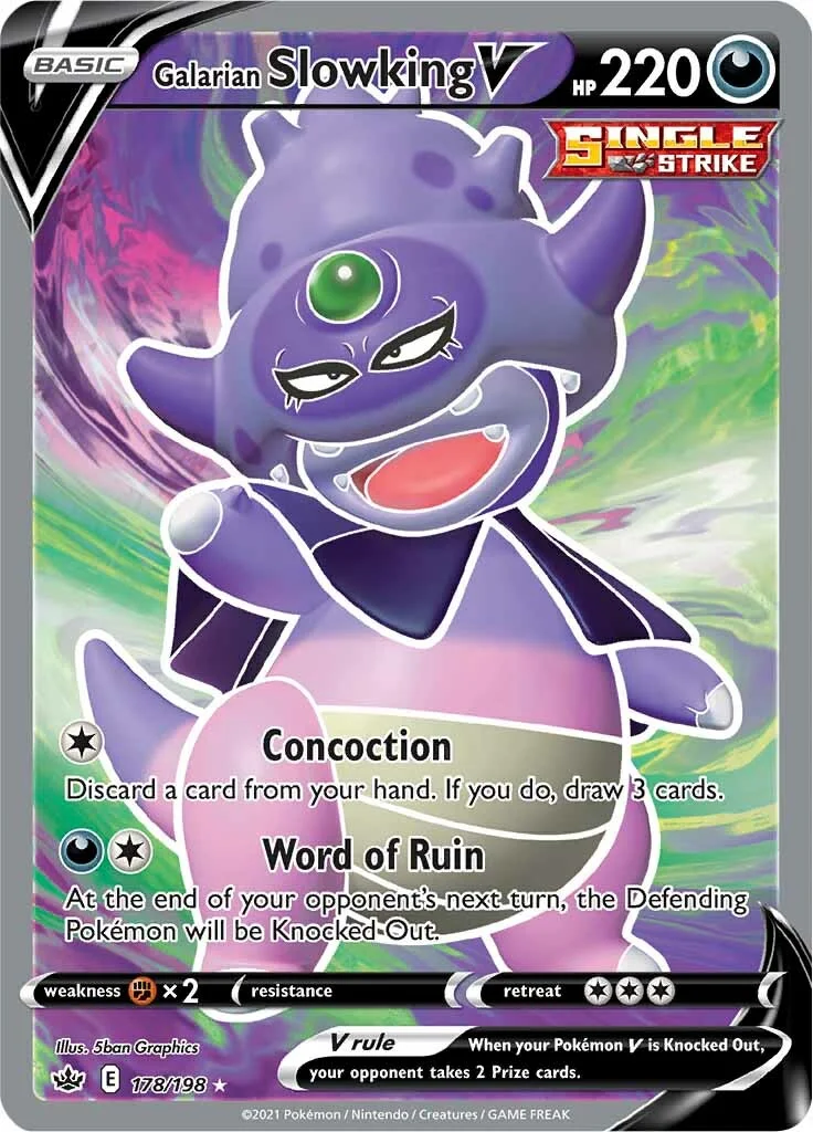 Chilling Reign - 178/198 - Galarian Slowking V