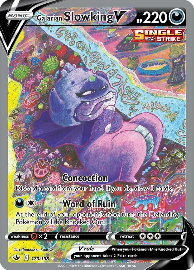 Chilling Reign - 179/198 - Galarian Slowking V