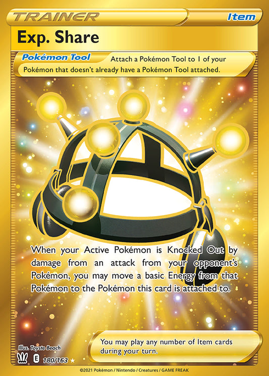 Battle Styles - 180/163 - Exp. Share (złota)