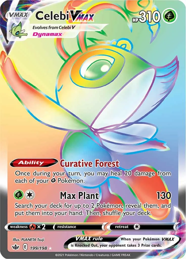 Chilling Reign - 199/198 - Celebi VMAX