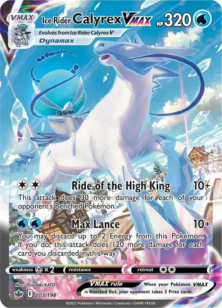 Chilling Reign - 203/198 - Ice Rider Calyrex VMAX