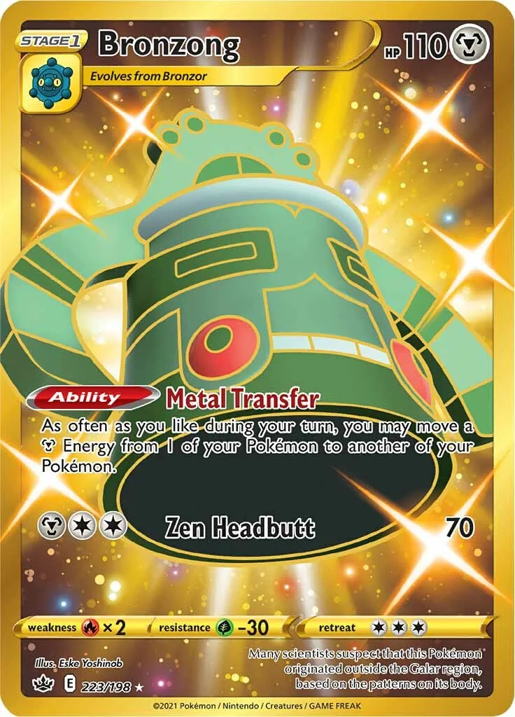 Chilling Reign - 223/198 - Bronzong (złota)