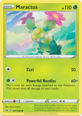Sword & Shield - 007/202 - Maractus