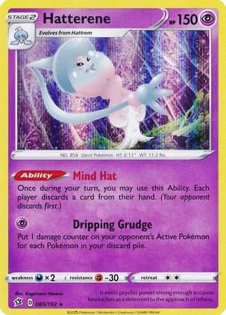 Rebel Clash - 085/192 - Hatterene (Holo)