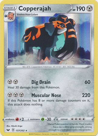 Sword & Shield - 137/202 - Copperajah (Holo)