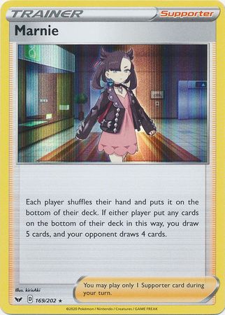 Sword & Shield - 169/202 - Marnie (Holo)