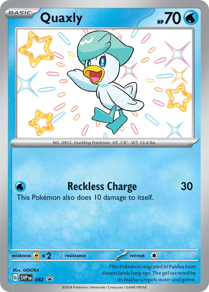 Karta Pokémon - Scarlet & Violet Promos - SVP082 - Quaxly