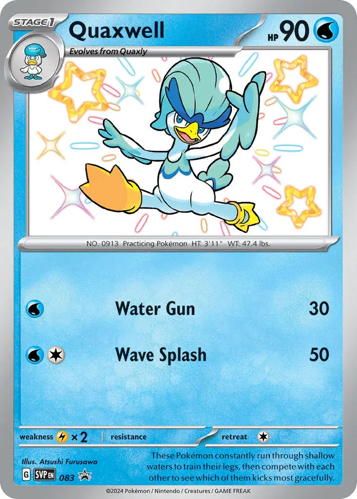 Karta Pokémon - Scarlet & Violet Promos - SVP083 - Quaxwell